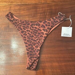 Leopard Print Bikini Bottom